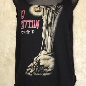 Led Zeppelin Upcycled Band Tank